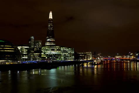 The River Thames At Night Photograph By David Pyatt Fine Art America