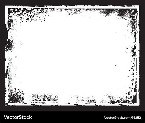 Grunge Border Frame Royalty Free Vector Image Vectorstock