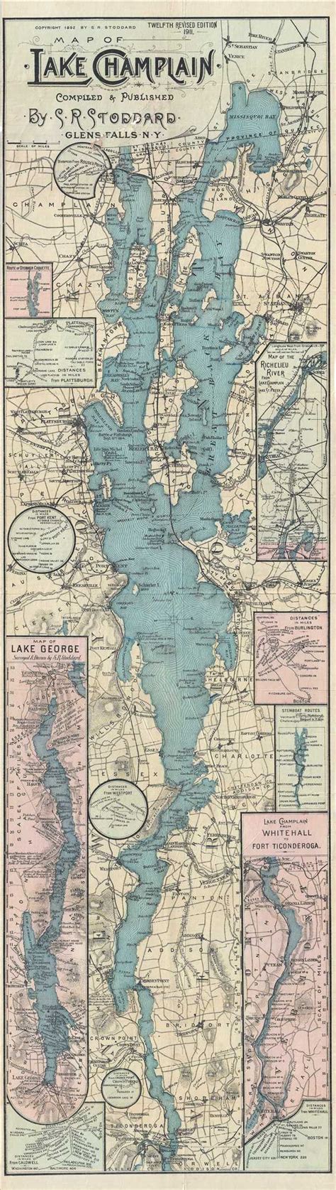 Map Of Lake George Ny Area