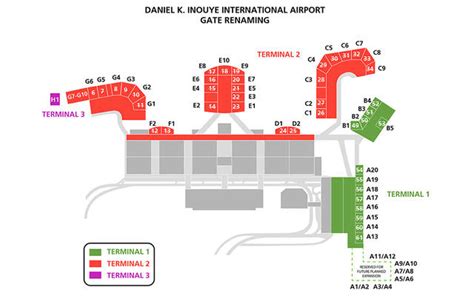 Honolulu International Airport Map Map Of The Usa With State Names