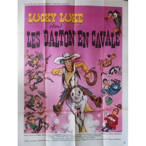 Affiche De Film Lucky Luke Les Dalton En Cavale