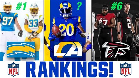 But if it's levity and new developments you seek, look no further than nfl uniform trends given the fashion week flavor that's swept the league. Ranking The NEW NFL Uniforms | Best NEW NFL Uniforms 2020 ...