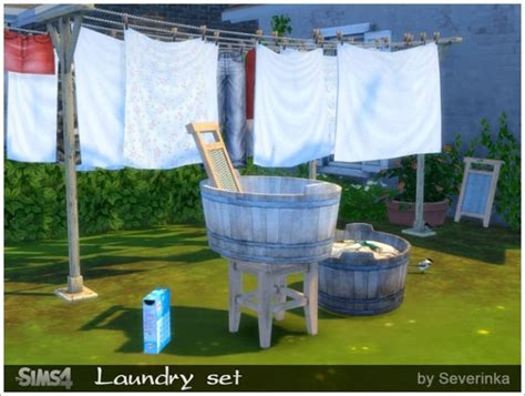 Laundry Set At Sims By Severinka Sims 4 Updates