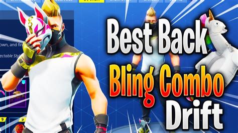 Best Back Bling Combo With Drift In Fortnite Battle Royale Youtube