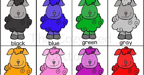 The Cozy Red Cottage Sheep Color Matching Game