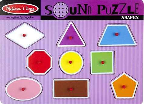 Melissa And Doug Shapes Sound Puzzle Toy At Mighty Ape Australia