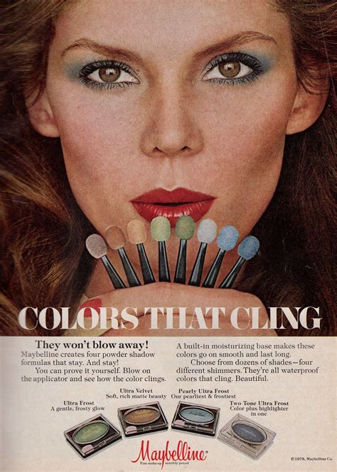 Maybelline 1979 Vintage Makeup Ads 70s Makeup Makeup Ads