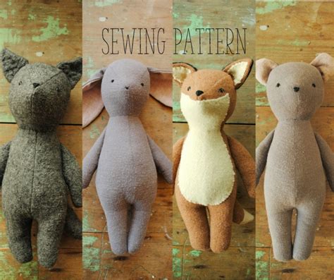 For instance, if you plan to use a fur fabric for your project, try following these tips for. Willowynn stuffed animal PDF sewing patterns to download