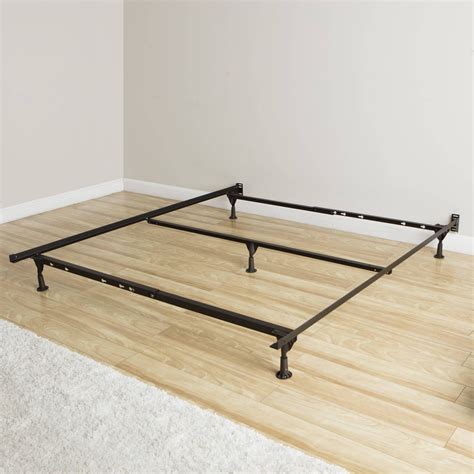 Rize Queen Size Bed Frame With Glides And Cross Support