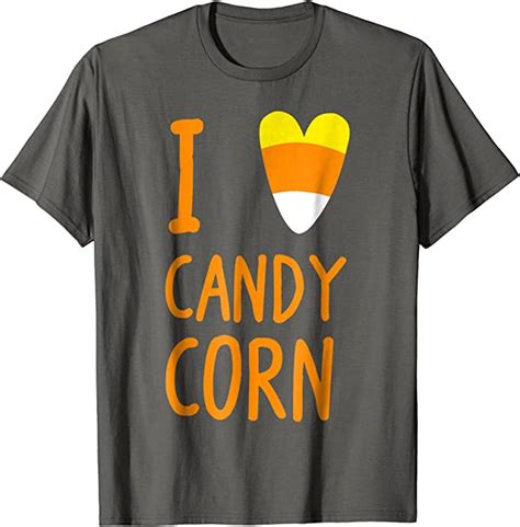 Amazon Com I Love Candy Corn T Shirt Halloween Candy Corn Clothing