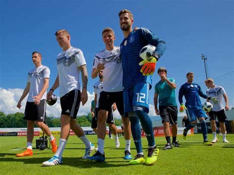 german national team training at the rungg training center for the 2018 world cup in russia