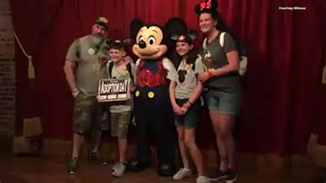 Mickey Helps Parents Surprise Kids With Adoption News Abc7 Chicago