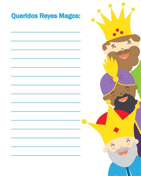 Arriba Imagen Carta De Los Reyes Magos Para Colorear Lleno