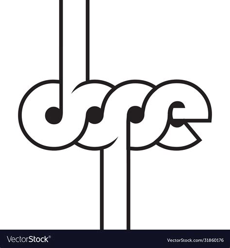Dope Lines Word Background Royalty Free Vector Image