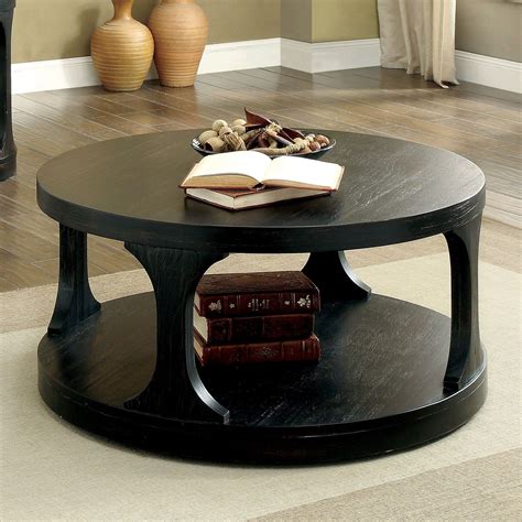 Black Round Coffee Table Set French Set Of Two Round Coffee Tables