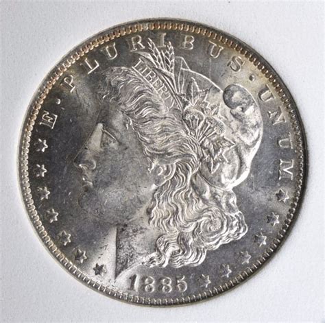 1885 O Morgan Silver Dollar Pcss Gem Bu