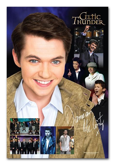 Celtic Thunder Best Of Damian Mcginty Poster Celtic Thunder Store