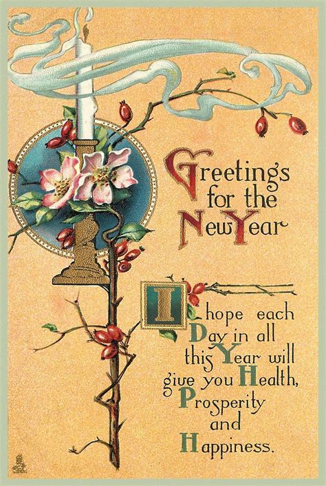 New Year Vintage Happy New Year Vintage Christmas Cards Happy New