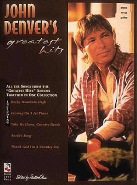 John Denvers Greatest Hits By John Denver Songbook Sheet Music For