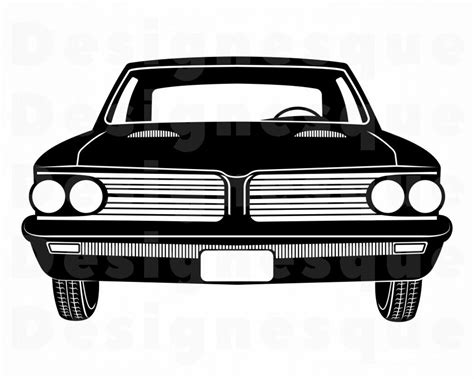 Muscle Car Svg Retro Car Svg Muscle Car Clipart Muscle Car Etsy