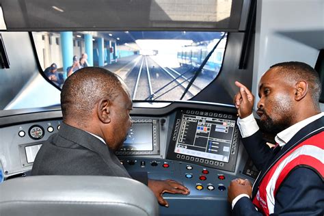 President Cyril Ramaphosa Launches New Prasa Trains In Cap Flickr