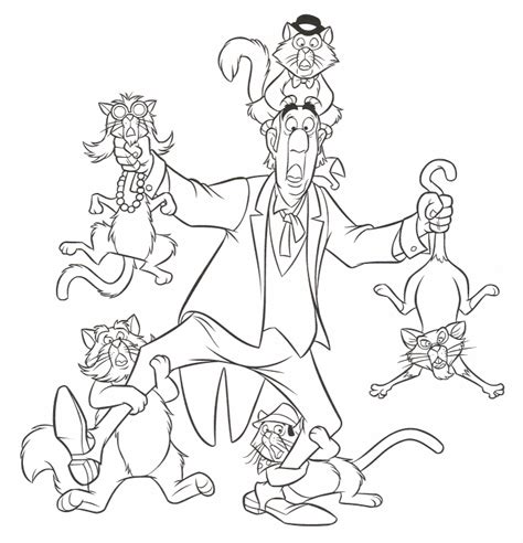 Aristocats Printable Coloring Pages Clip Art Library