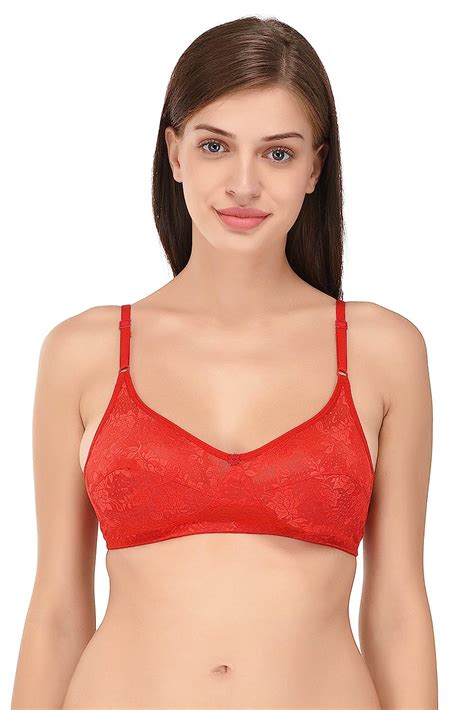 Buy Lizaray Red Lace Bra At Amazon In