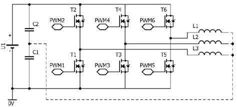 Circuit Schematic Of Three Phase Dcac Inverter Download Scientific