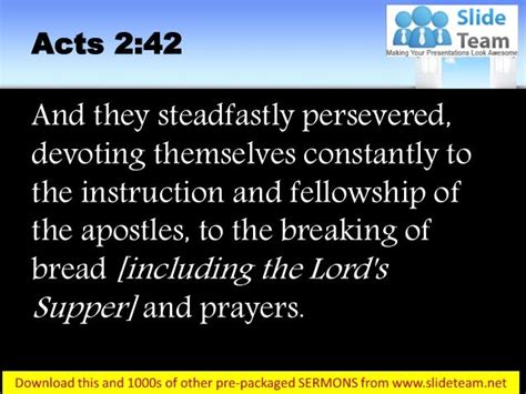 0514 Acts 242 They Devoted Themselves To The Apostles Teaching Power