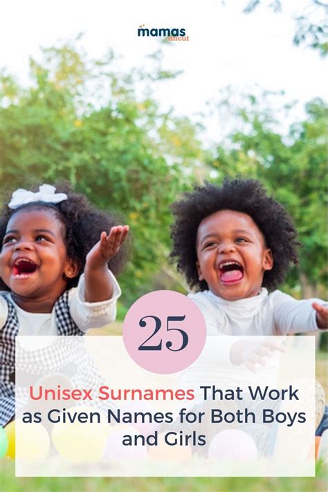 25 Surnames That Make Perfect Unisex Given Names For Babies Baby