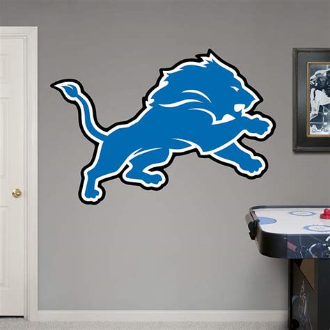 Shop target for detroit lions home decor you will love at great low prices. Detroit Lions Logo Fathead Wall Decal