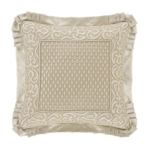Lazlo 20 Square Embellished Decorative Throw Pillow J Queen New York