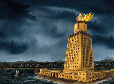 The Lighthouse Of Alexandria A Towering Landmark Of The Ancient World