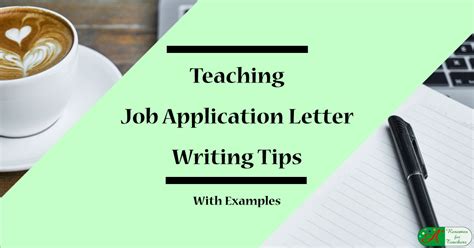 A cover letter is medium dependent. Teaching Job Application Letter Writing Tips With Examples