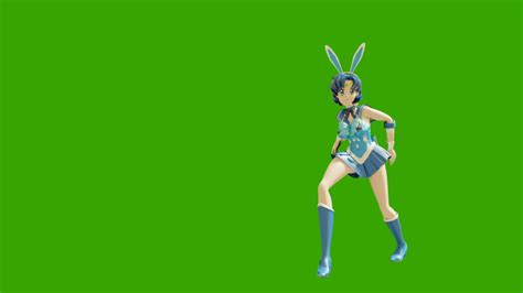 Animation Dancing Cartoon Anime Girls Stock Footage Video 100