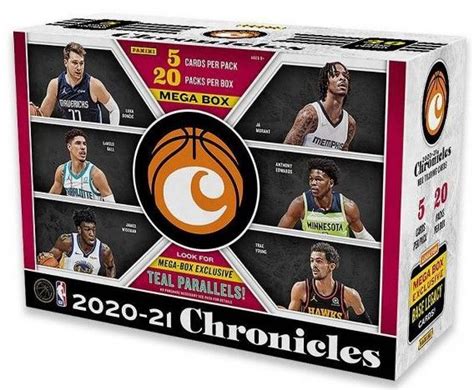 2020 21 Panini Chronicles Basketball Mega Box With 20 Packs Barnebys