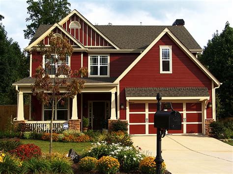 What color trims go with red brick house? Exterior Trim: White is Nautical; Yellow is Heritage ...