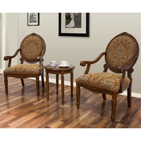 Best Master Furnitures Miranda 3 Piece Traditional Living Room Accent