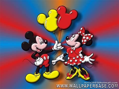 Mickey And Minnie Mickey Mouse And Minnie Mouse Wallpaper