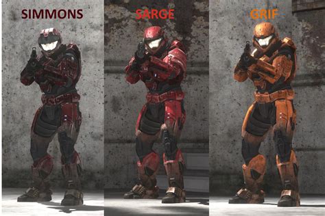 Image Grif Simmons Sarge Halo Reachpng Red Vs Blue
