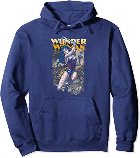 Wonder Woman Slice Pullover Hoodie Clothing