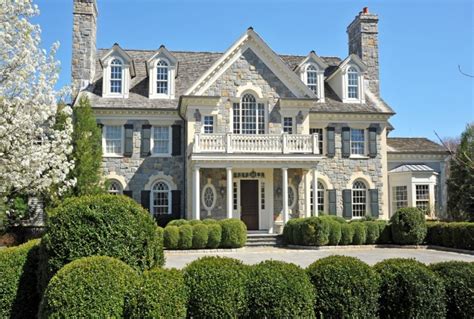10000 Square Foot Georigan Stone Mansion In Greenwich Ct Mansions