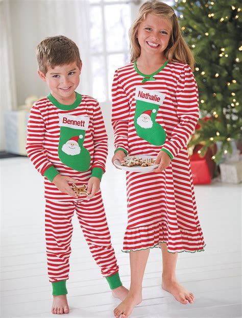 From Cwdkids Personalized Stocking Pajama Collection Kids Holiday