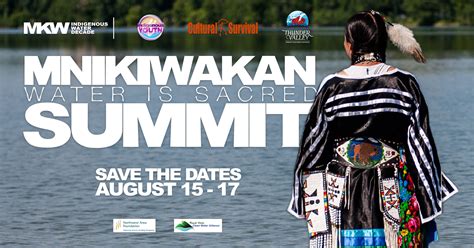 2023 Mni Ki Wakan Summit Mni Ki Wakan Indigenous Water Decade And Summit