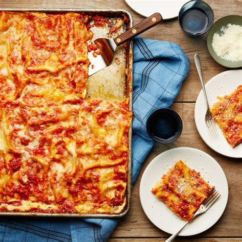 All Crust Sheet Pan Lasagna Recipe Food Network