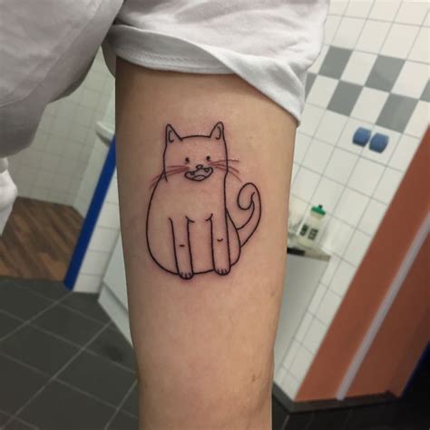 100 Minimalistic Cat Tattoos For Cat Lovers Cat Tattoo Designs Cat