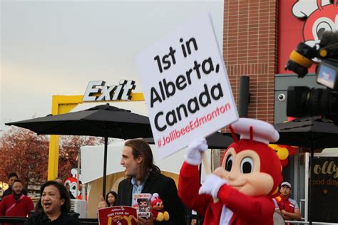Grand Opening Of The 1st Jollibee Store In Alberta Canada