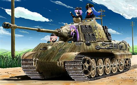 Anime Girl Tank Wallpaper