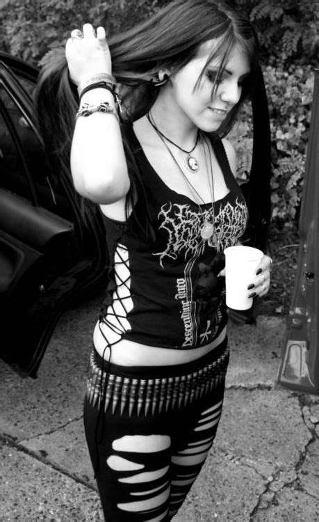 metalhead girl tumblr black metal girl metal girl heavy metal girl