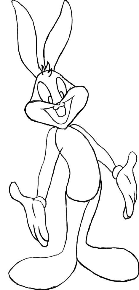 How To Draw Bugs Bunny Draw Central Bugs Drawing Bugs Bunny